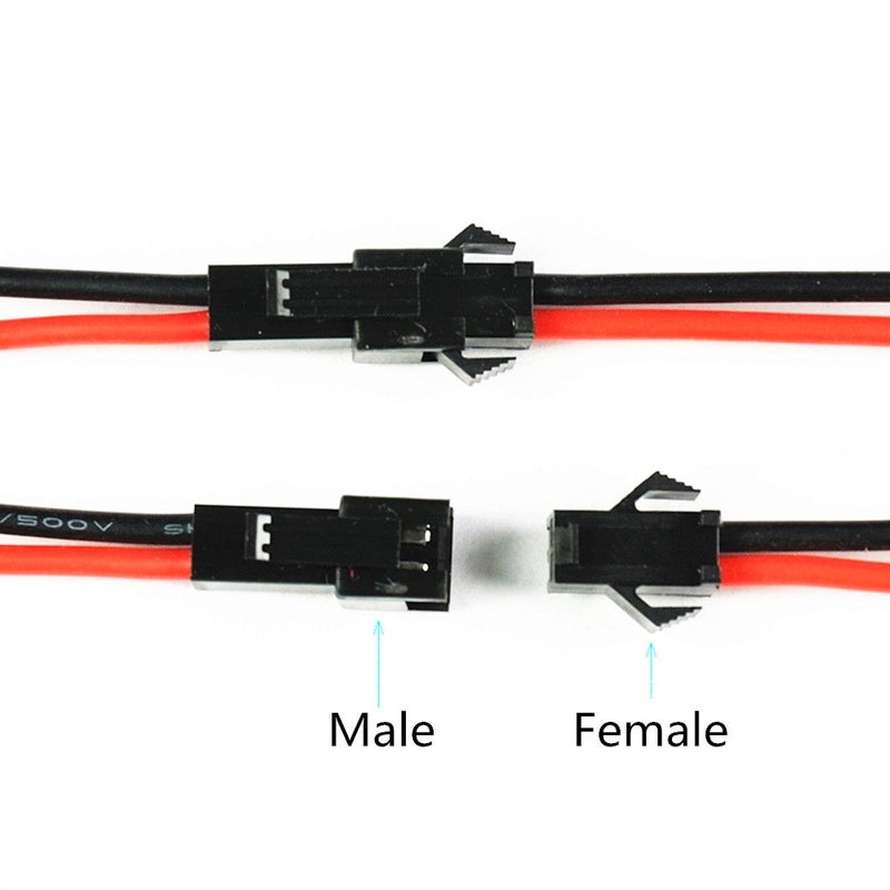 yueton 10 Pairs JST SM 2 Pins Plug Male and Female Wire Connector - Image 4